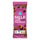 Reep melk hazelnoot rozijn