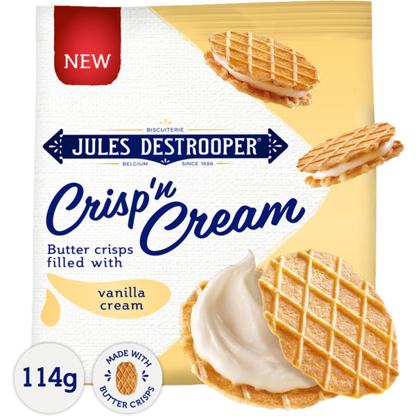 Jules Destrooper Crisp n cream vanille