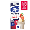 Optimel Proteïne drink yoghurt aardbei banaan