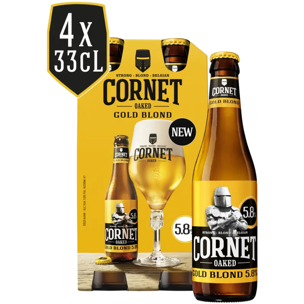 Cornet Oaked Gold Blond 4-pack