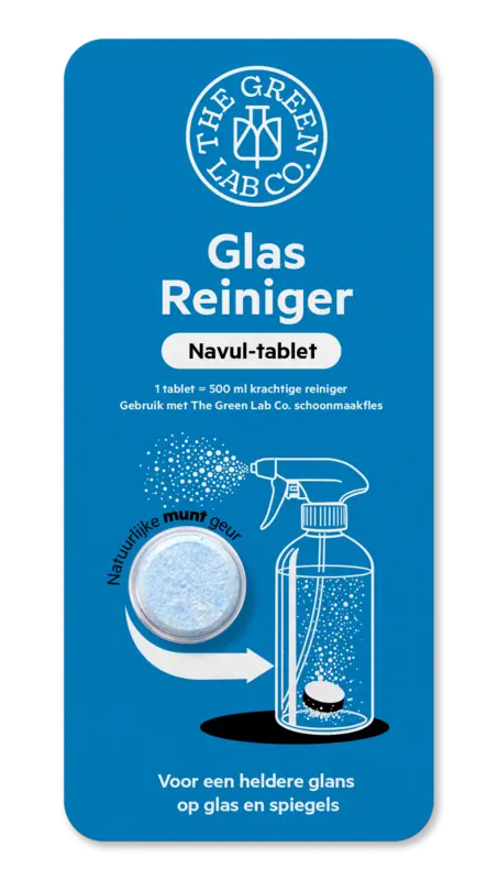 The Green Lab Co. Glass Cleaner Mint Refill Tablet