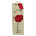 Hoomark Wine gift bag leaves