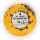 Zoete aardappel chili-madras spread