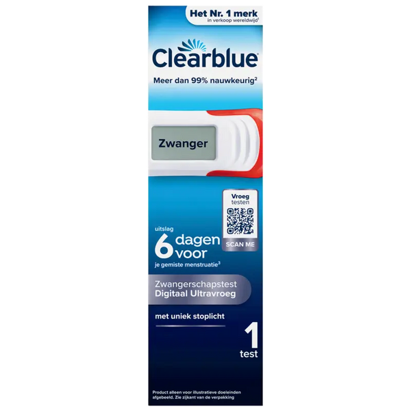 Clearblue Zwangerschapstest digitaal ultravroeg