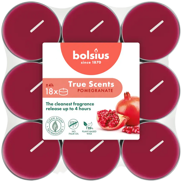Bolsius True scents geurtheelichten granaatappel
