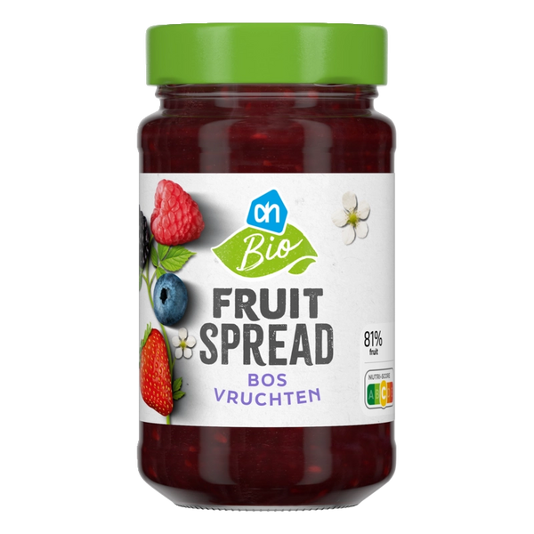 Biologisch Bosvruchten fruitspread