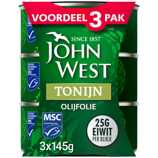 John West Tonijn in olijfolie 3-pack