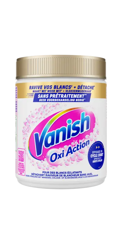 Vanish Fleckenentferner Pulver für weiße Wäsche
