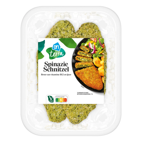 Terra pflanzliches Spinat-Schnitzel
