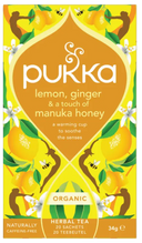Pukka Lemon ginger manuka honey