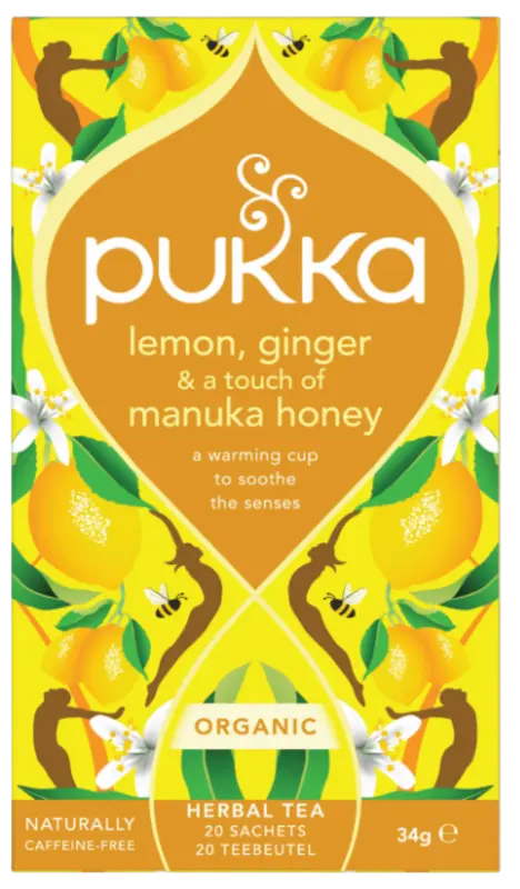 Pukka Zitrone Ingwer Manukahonig