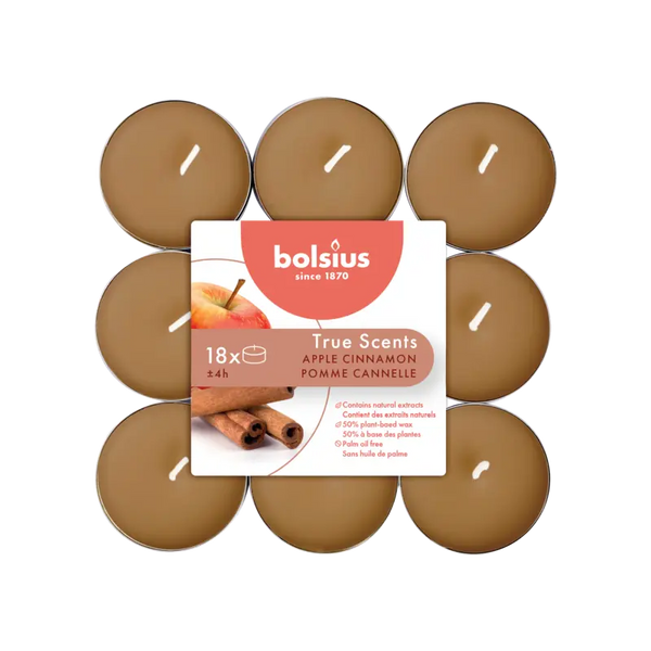 Bolsius True Scents scented tealights apple cinnamon