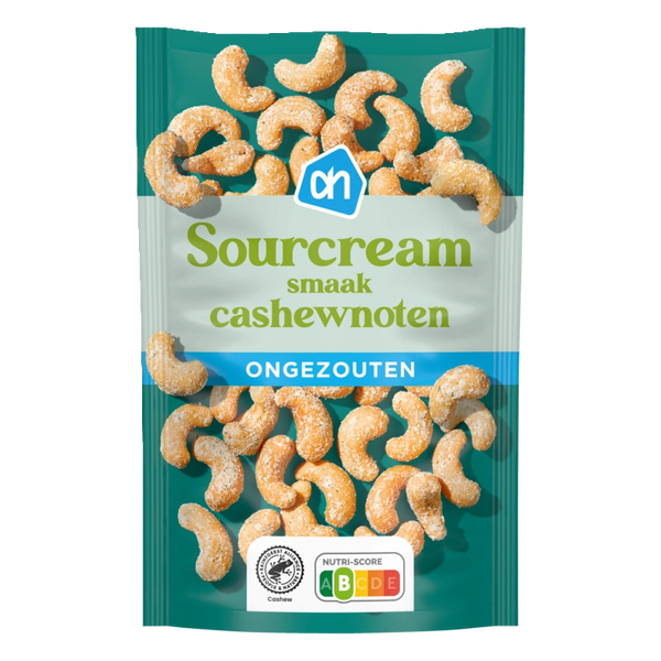 Sourcream cashewnoten ongezouten