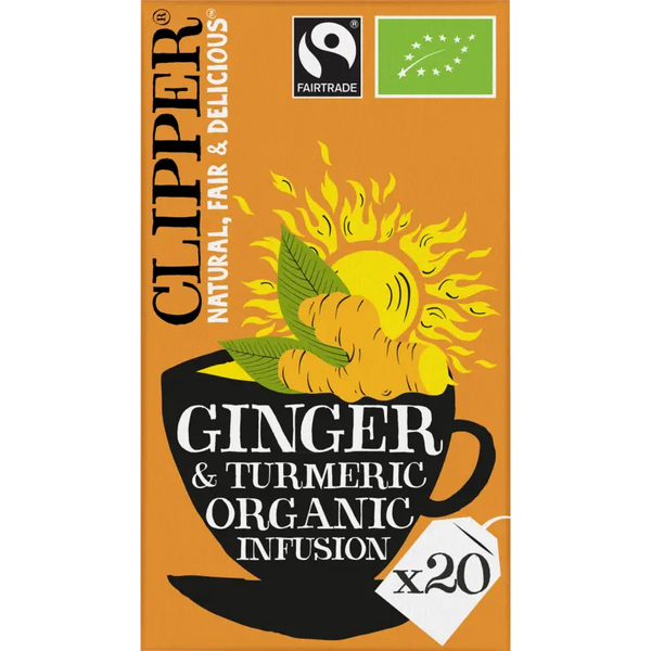 Clipper Bio-Infusion aus Ingwer und Kurkuma