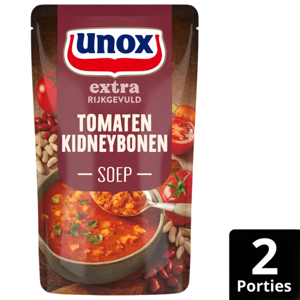 Unox Tomaat kidneybonensoep