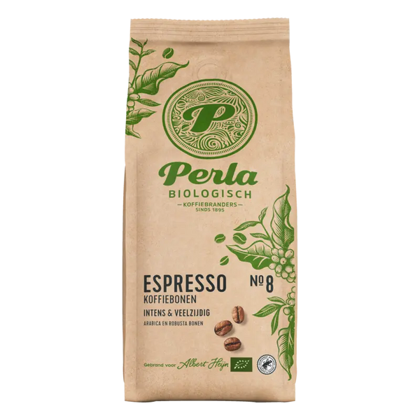 Perla Organic Espresso coffee beans