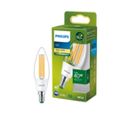 Philips LED filament candle E14 40W clear