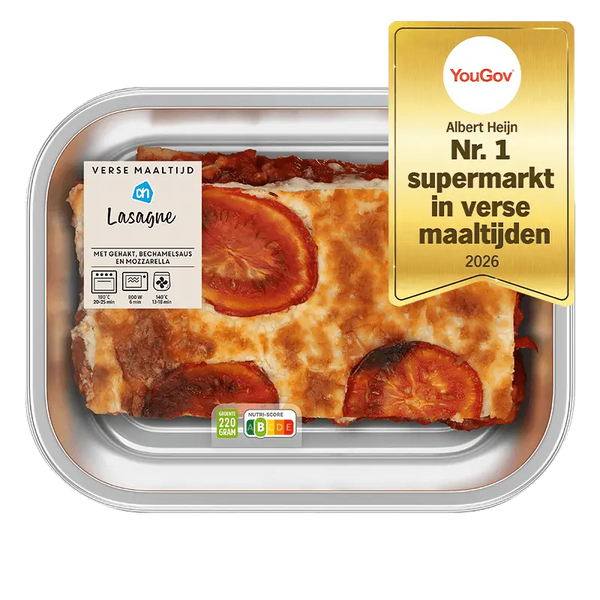 Fresh meal lasagna