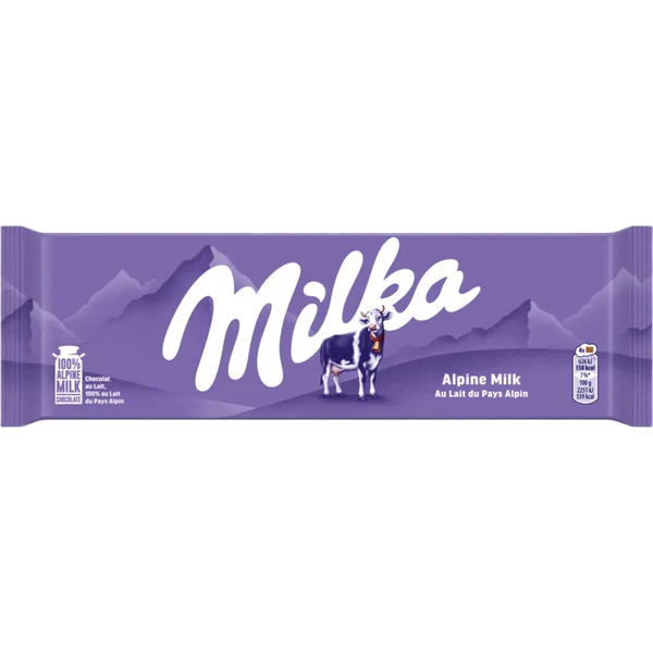 Milka Alpine Milk Chocolate Bar