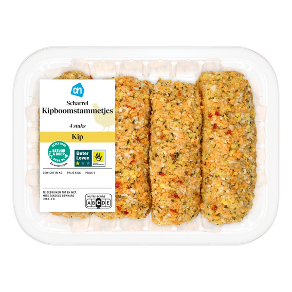 Chicken “tree trunks”\  (stuffed minced chicken roll)