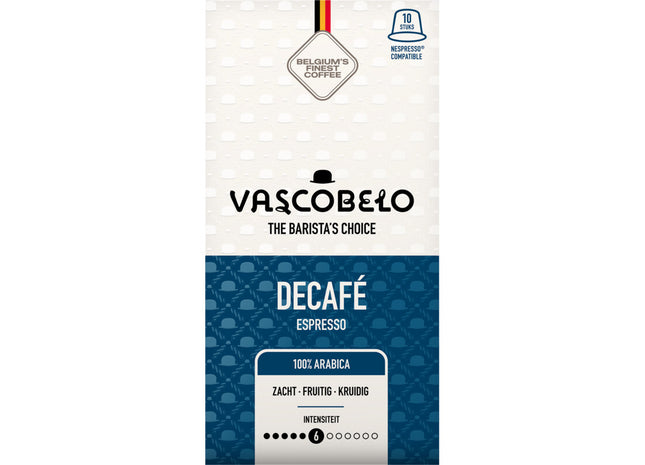 Vascobelo Decafé espresso capsules