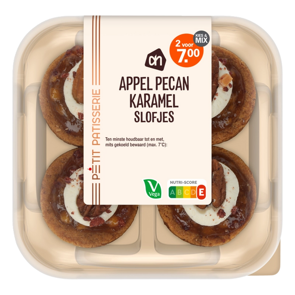 Apfel-Pekan-Karamell-Törtchen