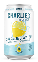 Charlie's Organics sparkling water lemon