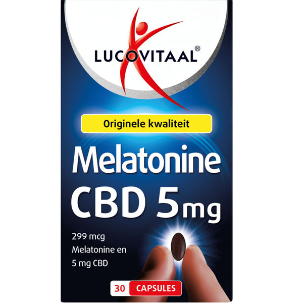 Lucovitaal Melatonine CBD 5mg capsules