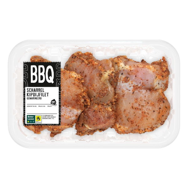 Marinated BBQ free-range chicken thigh fillet