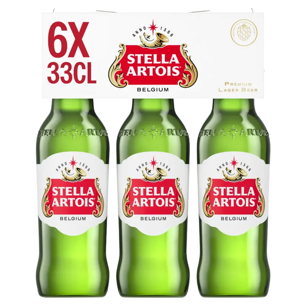 Stella Artois Belgian lager 6-pack