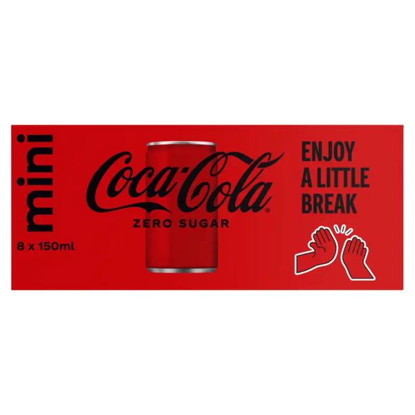 Coca-Cola Zero Zucker Mini 8er-Pack