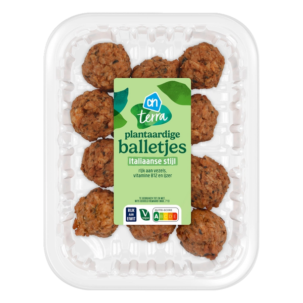 Terra Plant-Based Meatballs Italian Style