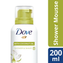 Dove Coconut oil shower mousse