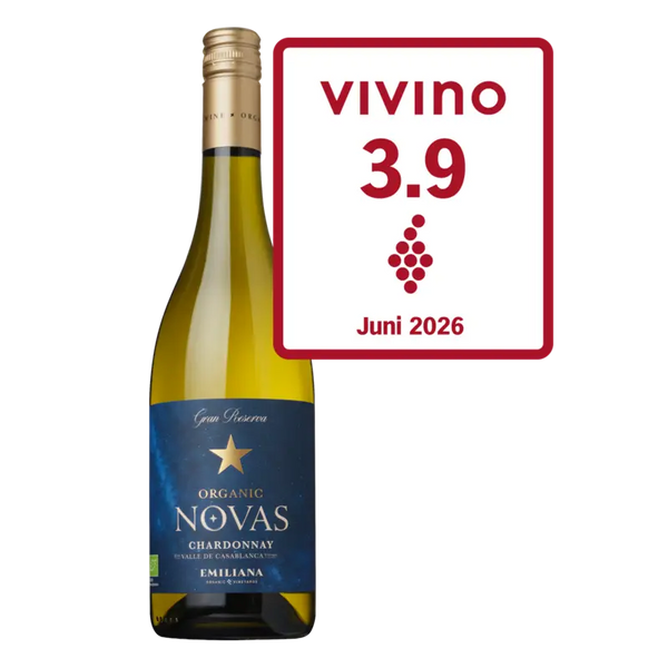 Novas Chardonnay gran reserva organic wine