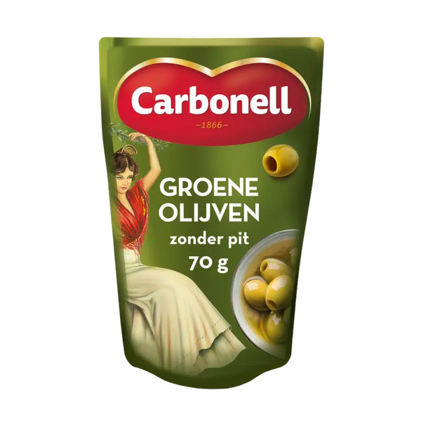 Carbonell Groene olijven zonder pit
