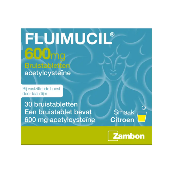 Fluimucil 600mg effervescent tablets