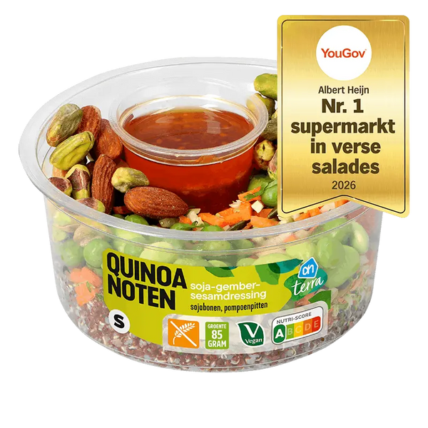 Terra Pflanzlicher kleiner Salat Quinoa Nüsse