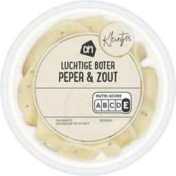 Kleintje luchtige boter peper & zout