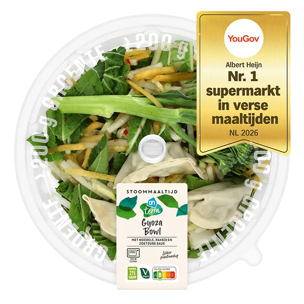 Terra pflanzliche Dampfmahlzeit Gyoza-Bowl