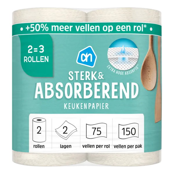 Küchenpapier stark & saugfähig 2=3 Rollen