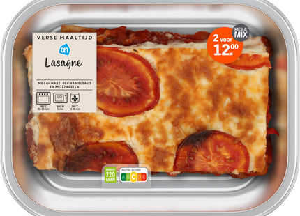 Verse maaltijd lasagne