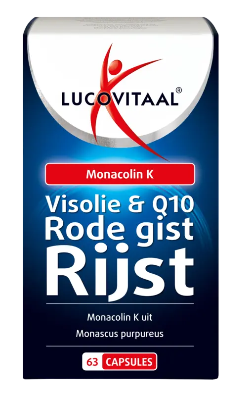 Lucovitaal Visolie & Q10 rode gist rijst capsules