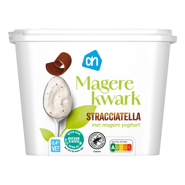 Magere kwark mager yoghurt stracciatella