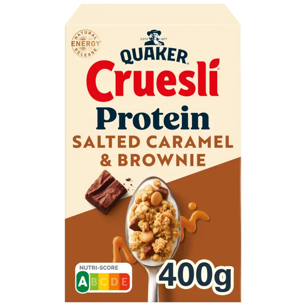 Quaker Cruesli Protein Salted Caramel & Brownie