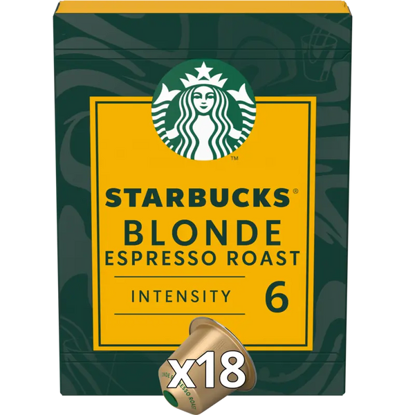 Starbucks Nespresso light espresso roast capsules