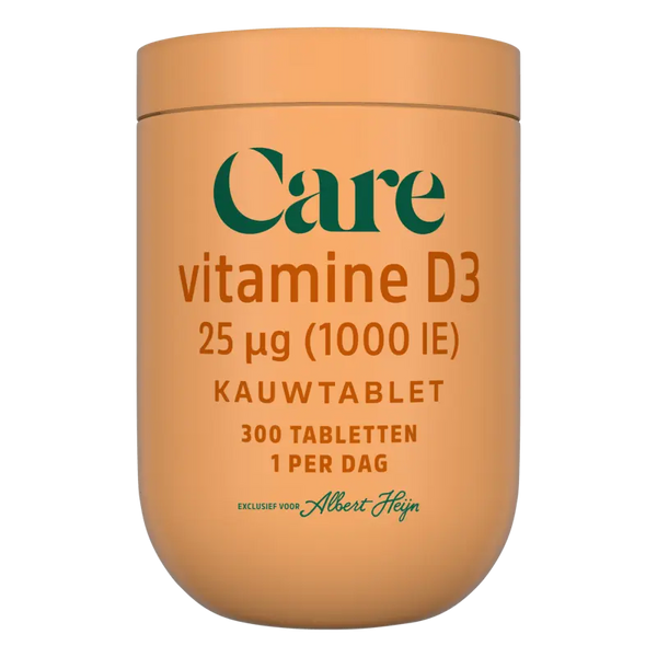 Care Vitamin D3 25µg chewable tablet