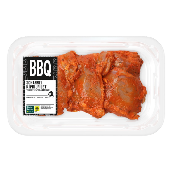 BBQ free-range chicken thigh fillet yoghurt-paprika