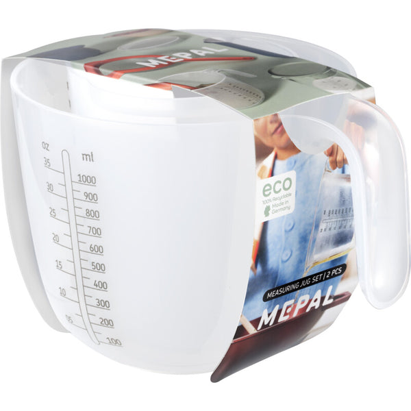 Mepal Chef it maatbekerset transparant 2-delig