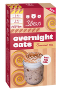 3Bears Overnight oats cinnamon roll