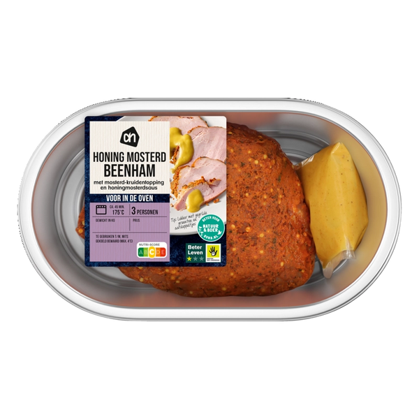 Für den Ofen Schinken mit Honig und Senf